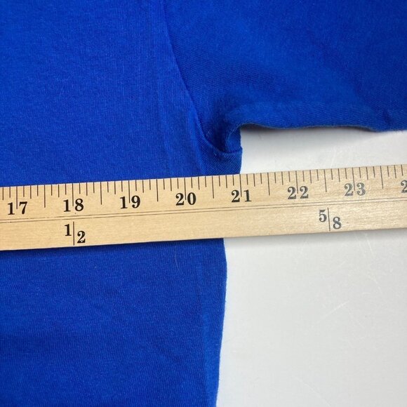 Vintage Hanes Beefy Single Stitch Maui Shirt Fits M / L READ Blue‎ USA Graphic - Picture 6 of 8